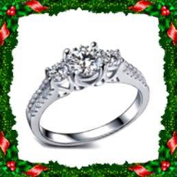 Free shipping over R500! 1.80ct Cr.Diamond Engagement Ring, 3-stone. Size 6(M), 8(Q)