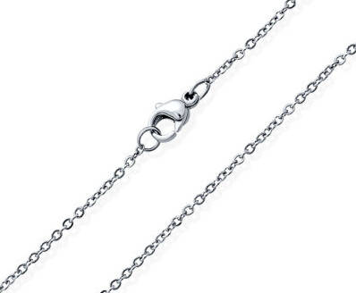 SUPER SALE! Authentic Fine Cable Link Stainless Steel Bracelet - 20cm