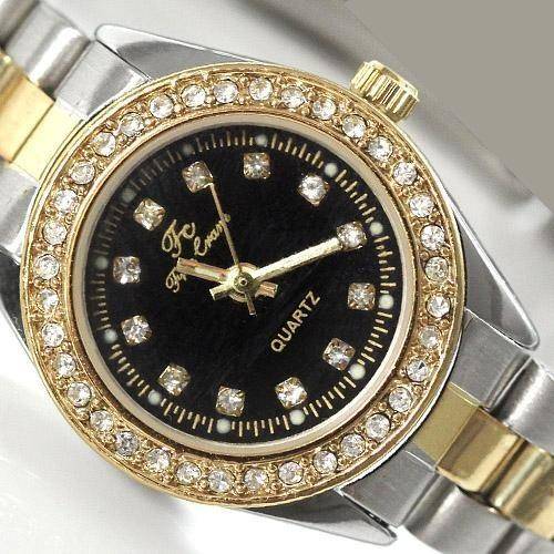 ASHA CRAFT - QUARTZ Free Crane Branded Ladies Watch - Gold Steel Band