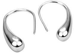 ASHA CRAFT - Brand New 925 Silver Modern Teardrop Earrings