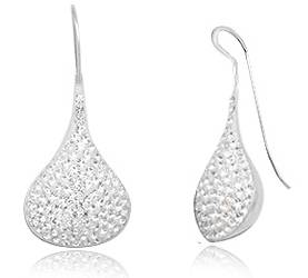ASHA CRAFT - Genuine Swarovski Crystal 925 Sterling Silver Earrings