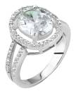 Brand New Exquisite 3.67ct Cr. Topaz 925 Sterling Silver Ring. Size 7.25 / O