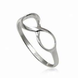 INFINITY 925 Solid Sterling Silver Ring. Size 7 / N+