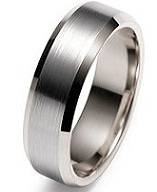 SOLID 316L Stainless Steel Mens Ring - Size 10 / U