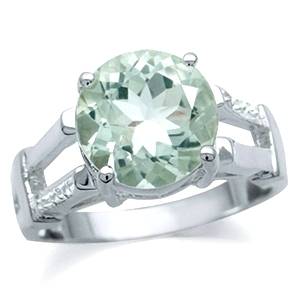[R4800.00] 4.37ct Genuine Green Amethyst and Topaz Designer Ring. Size 9 / S / 19mm