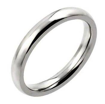 CLEARANCE!!! Large sizes Wedding band Authentic Steel Ring* Size 10.25 [U]