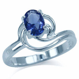 ONLY ONE!!! Gorgeous Brand New Unique 1.00ct Sapphire CZ Ring in 925 Sterling Silver - Size 7