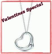 WHOLESALE! Lovely Brand New Modern Heart Silvertone Necklace  (45cm chain)