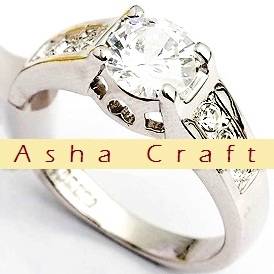 Size 7 / O - Extraordinary 1.40ctw Diamond White CZ Ring Beautifully Crafted in 18krgp