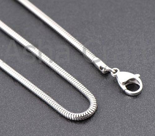 ASHA CRAFT - Brand New 925 Silver Snake Chain - 55cm
