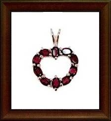 [R5057.96] ASHA CRAFT 4.60ctw Genuine Rhodolite Garnet 925 Sterling Silver Pendant