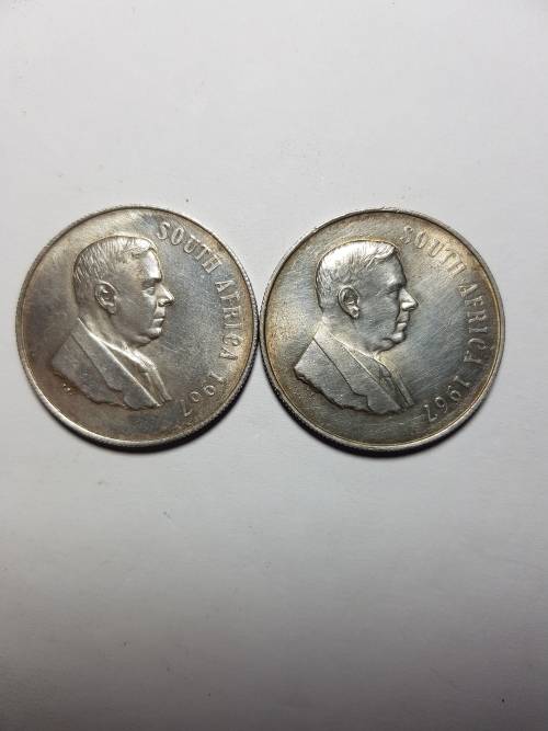 2x1967 1rand (silver