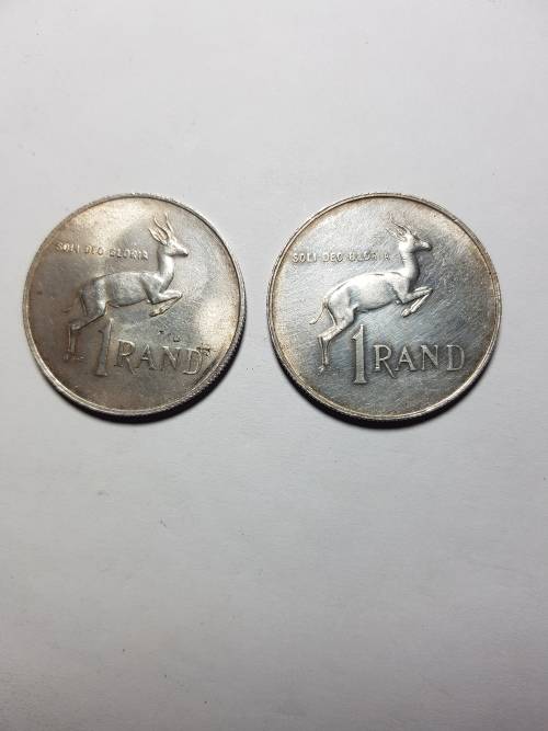 2x1967 1rand (silver