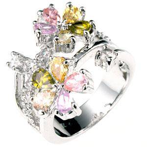 Floral Cluster Ring - Size 7