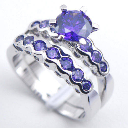 Amethyst Crystal Wedding - Size 10