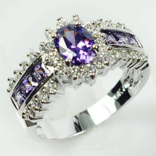 Amethyst  Dress Ring - Size 6