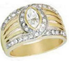 Absolutely Stunning***  Wedding Ring  - Size 8