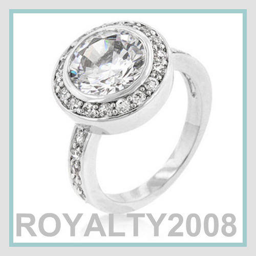 Sparkling Engagement Ring - Size 7