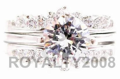 Two piece Wedding Set - Striking - Size 9