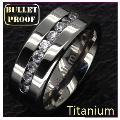 Beautiful Solid Titanium Ring - Size 9