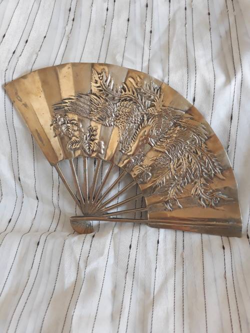 Antique Brass Fan