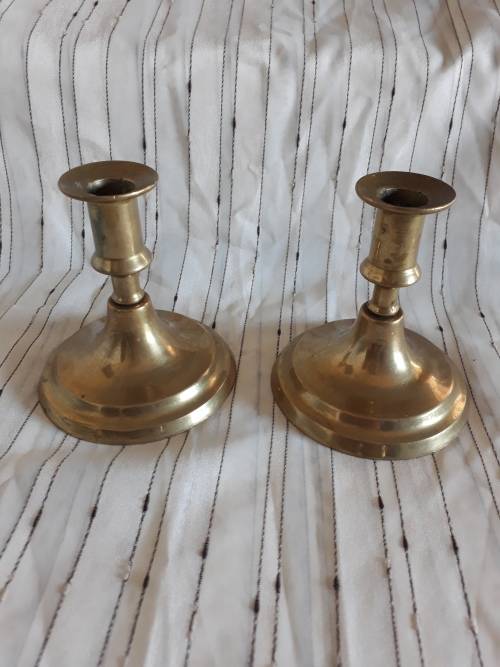 Brass Candle Holder (set of 2)