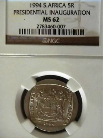 ***MS62 NGC MS62 NGC MS62*** 1994 PRESIDENTIAL INAUGURATION R5 7 COINS AVAILABLE