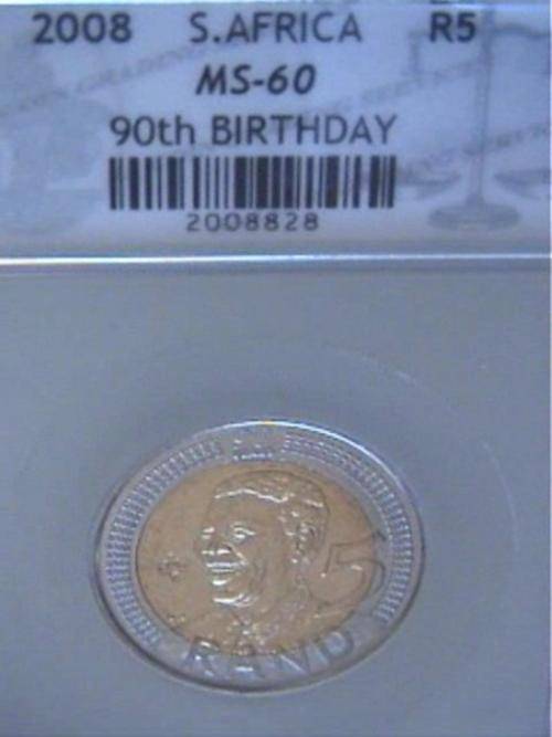 ***MS60***2008 MANDELA BIRTHDAY R5 ***MS60***