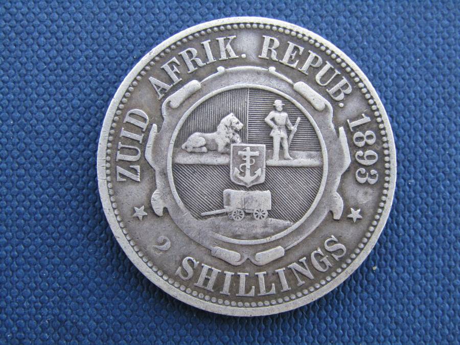 SUPER RARE COIN : ZAR 1893 2 SHILLINGS