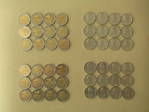 2000 SMILEY MANDELA R5 & GRIQUA TOWN 1815-2015 COMMEMORATIVE R5'S : 50 COINS
