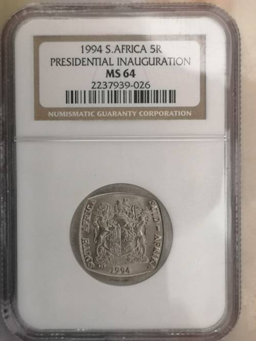 ***1994 PRESIDENTIAL INAUGURATION R5 NGC GRADED MS64***
