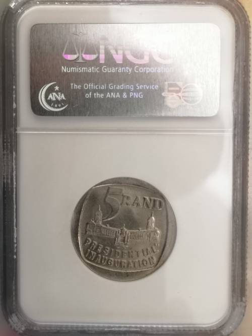 ***1994 PRESIDENTIAL INAUGURATION R5 NGC GRADED MS64***