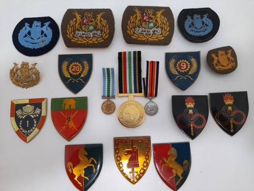 Medals And Shoulder Flashes.