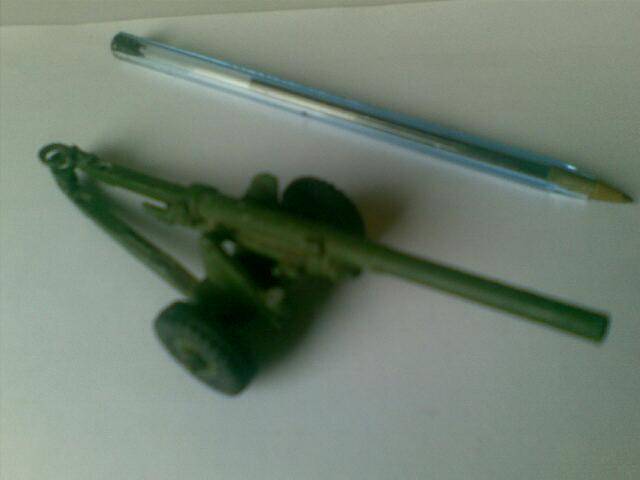 5.5 Meduim Gun - Dinky Toys - nr 692  - Meccano - made in England