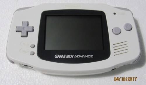 Gameboy Advance with game and light