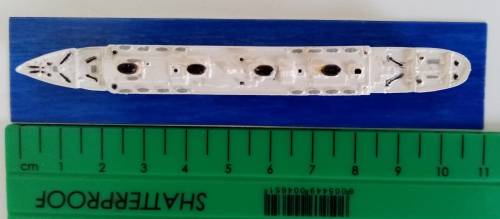 Titanic Hard Rubber model