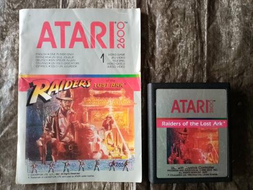 Atari Indiana Jones Game with manual