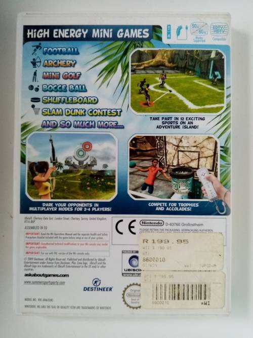 Nintendo Wii Summer Sports Party