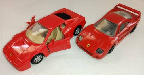 2 Ferrari Die Cast Models