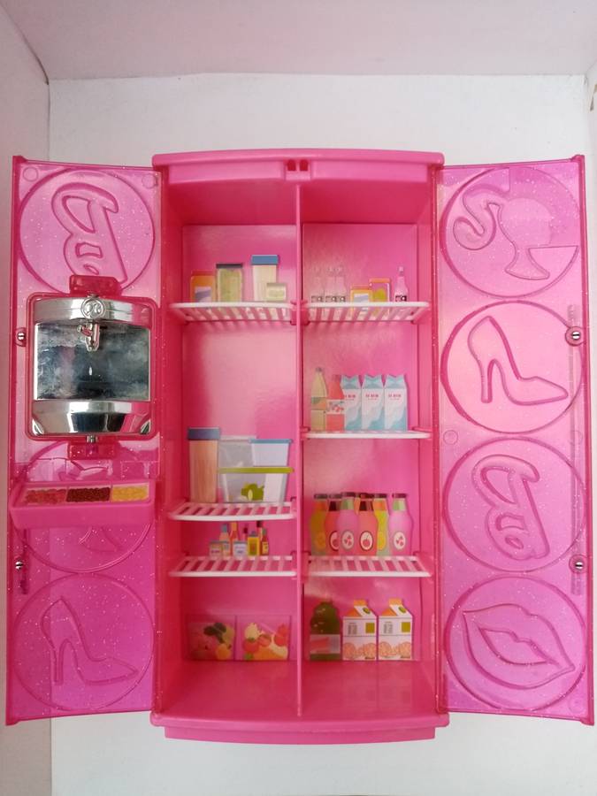 Barbie Double Door Fridge