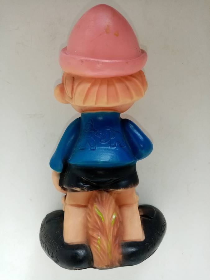 Vintage Soft Rubber Disney Pinnochio