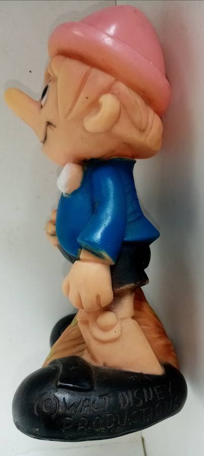 Vintage Soft Rubber Disney Pinnochio
