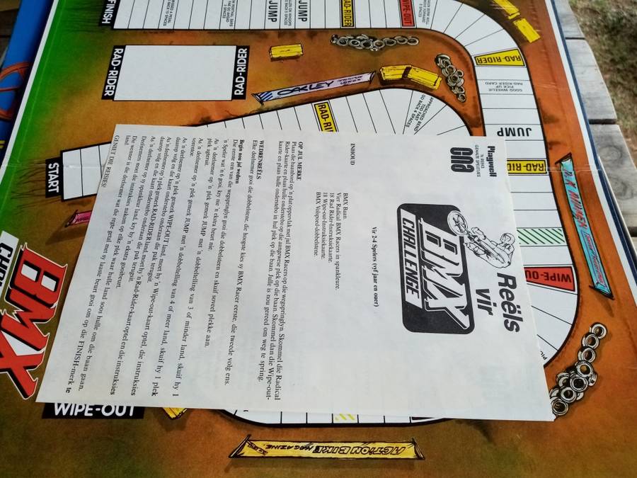 Vintage BMX Challenge Boardgame like new