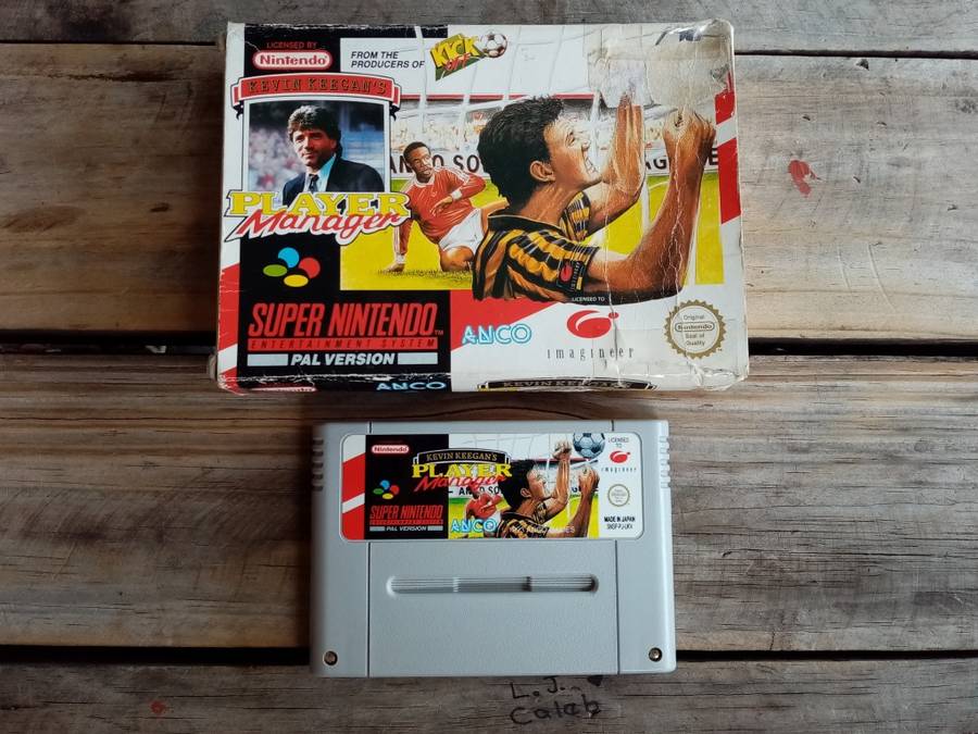 Super Nintendo Player Manager Boxed