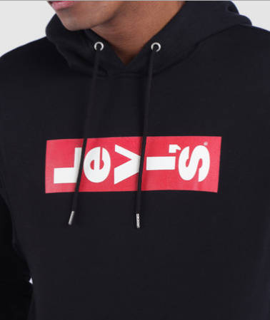 100% Original Levi`s Men`s Hoodie (Black) Large- Brand new (Retail R899)