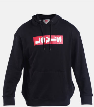 100% Original Levi`s Men`s Hoodie (Black) Large- Brand new (Retail R899)