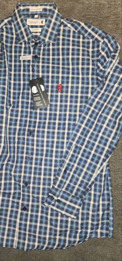 Original PRINGLE of Scotland Formal Shirt - Large (Retail R1599) - Classic - 100% Cotton