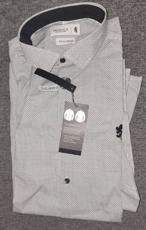 Original PRINGLE of Scotland Formal Shirt - Large (Retail R1599) - Tailored Fit - 100% Cotton
