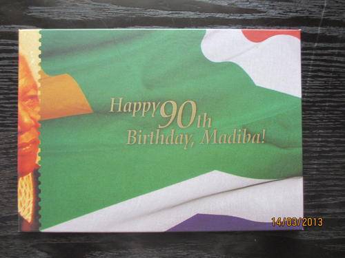 Mandela 90th birthday booklet