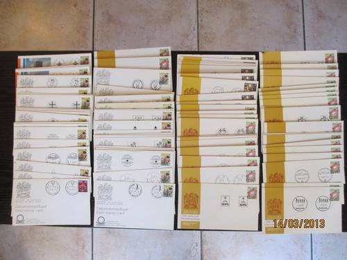 RSA date stamps from 1977 to 2000 - 237 cards